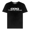 Comme Des Garçons Comme Des Garcons Cdg Classical Logo Applique Short-sleeve Tee Unisex Black
