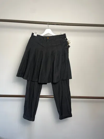 Pre-owned Comme Des Garçons Cdg Homme Skirt Pants In Black