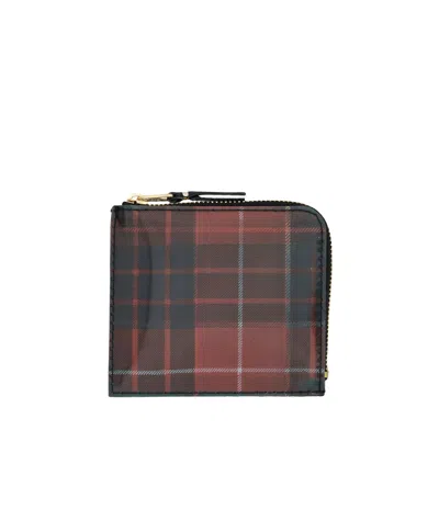 Comme Des Garçons Cdg Lenticular Holographic Wallet In Brown