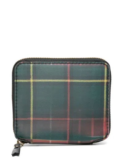 Comme Des Garçons Cdg Lenticular Holographic Wallet In Red