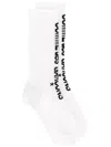 Comme Des Garçons Cdg Long Socks In White