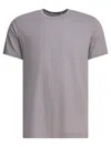 Comme Des Garçons Crew Neck Plain Design Short Sleeves In Gray