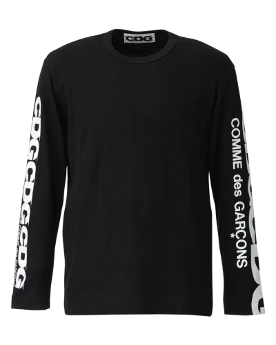 Pre-owned Comme Des Garçons Cdg Tokyo Logo Long Sleeve T-shirt In Black