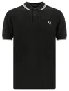 Comme Des Garçons Fred Perry Strong Will Polo Shirt In Green