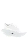 Comme Des Garçons X Mizuno Wave Rebellion Pro 3 Openwork Sneakers In White