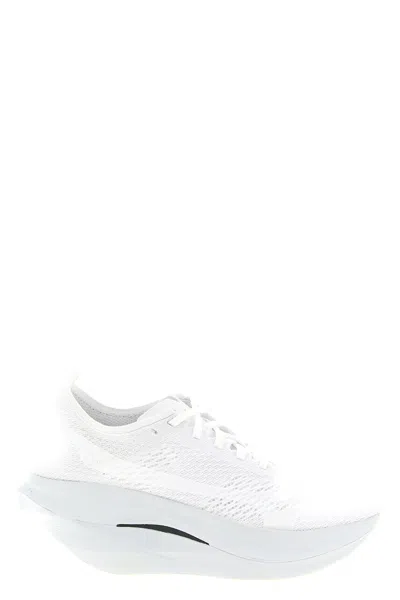 Comme Des Garçons X Mizuno Wave Rebellion Pro 3 Openwork Sneakers In White
