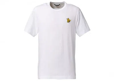 Pre-owned Comme Des Garçons Cdg X Pokemon Emblem T-shirt In White