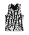 Comme Des Garçons Chain Printed Vest In Black