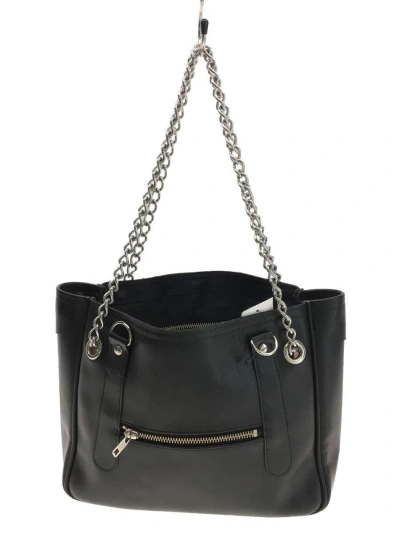 Pre-owned Comme Des Garçons Chain Strap Pvc Shoulder Bag In Black