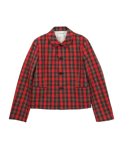 Comme Des Garçons Check Casual Jacket