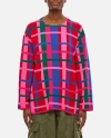 COMME DES GARÇONS CHECK PATTERNED SWEATER