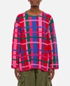 Comme Des Garçons Multicolor Check Patterned Sweater In Multicolour