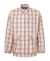 Comme Des Garçons Checked Cotton-blend Jacket In Multi