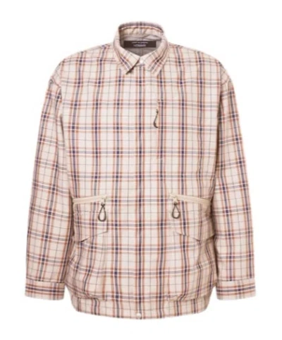 Comme Des Garçons Checked Cotton-blend Jacket In Multi