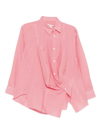 Comme Des Garçons Kariertes Hemd In Pink