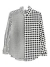 Comme Des Garçons Checked Shirt In Black