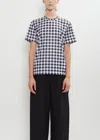 Comme Des Garçons Checkered T-shirt In Black