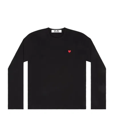 Comme Des Garçons Chest Logo-patch T-shirt In Black