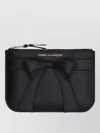 Comme Des Garçons Chic Bow Detail Cardholder And Wallet In Black