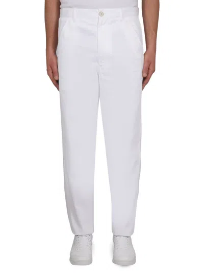Comme Des Garçons Chino Trousers In White