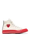 Comme Des Garçons X Converse Contrast Sole Hi-top Sneakers