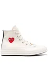 Comme Des Garçons Comme Des Garcons Chuck Taylor High Top Sneakers In Beige