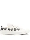 Comme Des Garçons Multi Heart Low Top