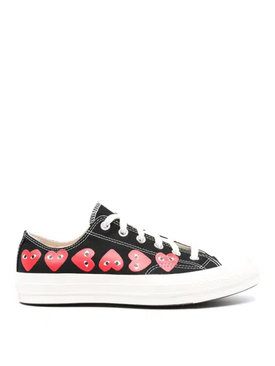 Comme Des Garçons Sneakers With Logo In Black