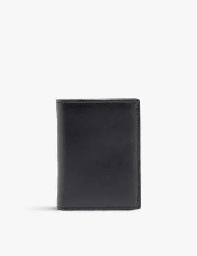 Comme Des Garçons Comme Des Garcons Mens Polka Dot Print Classic Bi-fold Leather Wallet