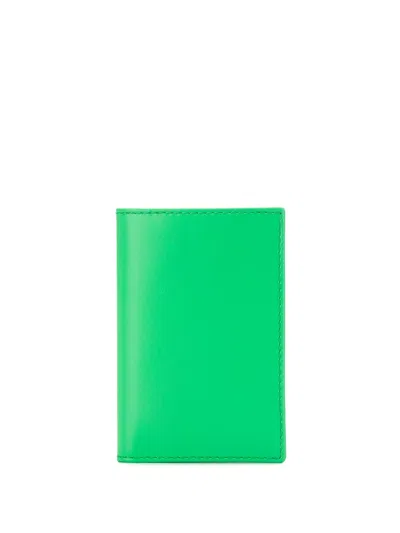 Comme Des Garçons Classic Bi-fold Wallet In Green