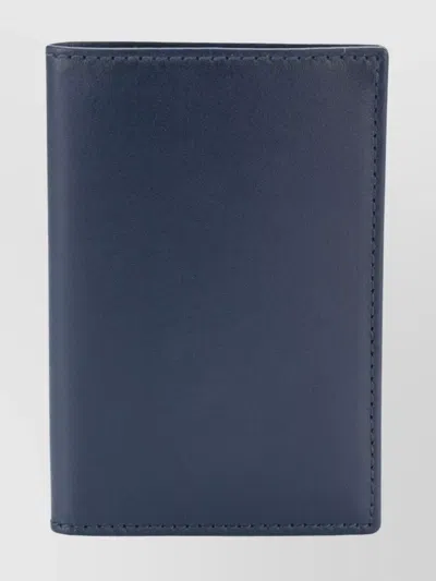 Comme Des Garçons Classic Bi-fold Wallet With Card Slots In Blue