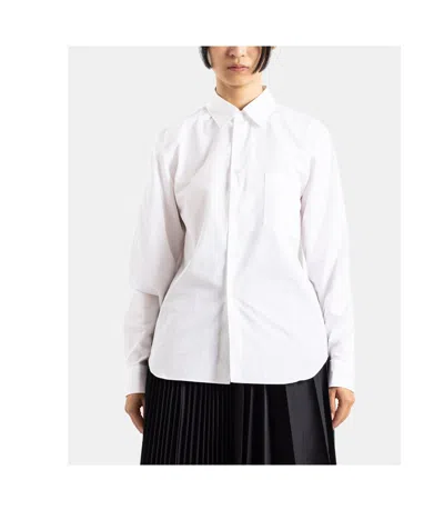 Comme Des Garçons Classic Blouse In White