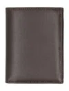 Comme Des Garçons Fold Compact Bi-fold Style In Brown