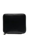 Comme Des Garçons Classic Check Zip-around Wallet In Black