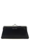 Comme Des Garçons Wallet Kiss-clasp Purse In Black