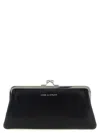 Comme Des Garçons Wallet Kiss-clasp Purse In Black