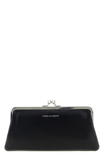 Comme Des Garçons 'classic Clasp' Purse In Black