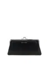 Comme Des Garçons Classic Clasp Purse In Black
