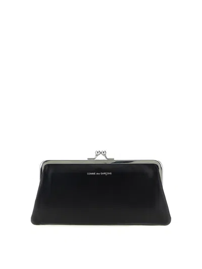 Comme Des Garçons Classic Clasp Purse In Black