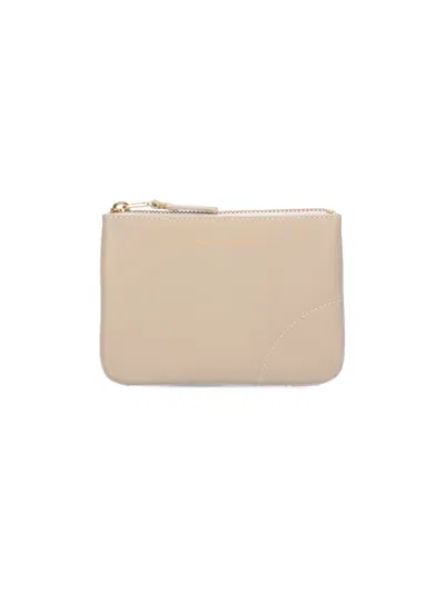 Comme Des Garçons Classic Coin Purse In Off White