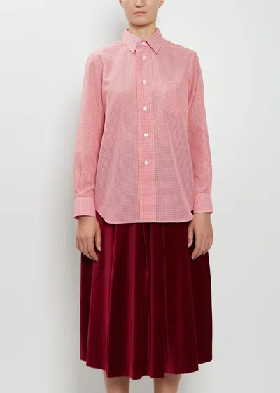 Comme Des Garçons Classic Collar Lightweight Shirt In Multi