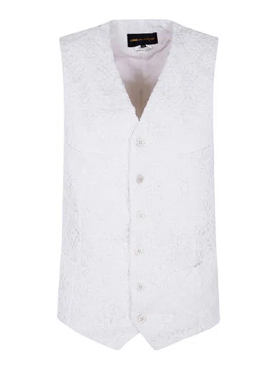 Comme Des Garçons Classic Gilet In White