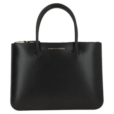 Comme Des Garçons Classic Handle Pouch Bag In Black