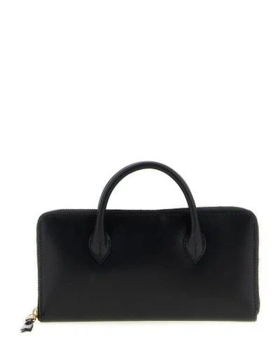 Pre-owned Comme Des Garçons Classic Handle Wallet In Black