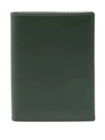 Comme Des Garçons Classic Leather A Line Wallet Accessories In Green