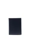 Comme Des Garçons Classic Leather A Line Wallet In Blue