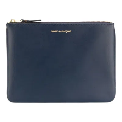 Comme Des Garçons Classic Leather Big Pouch In Black