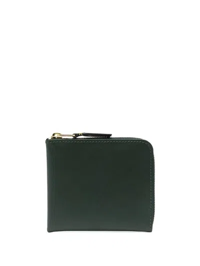 Comme Des Garçons "classic Leather Line 110x95 Mm" In Green