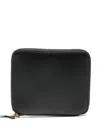 Comme Des Garçons "classic Leather Line 125x105 Mm" Wallet Accessories In Black