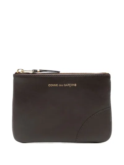 Comme Des Garçons "classic Leather Line 145x105 Mm" Wallet Accessories In Brown